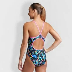 FUNKITA - Girls Diamond Back One Piece Night Life -Girls Swimwear Shop 016800 grande