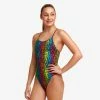FUNKITA - Girls Single Strap One Piece Sunset West -Girls Swimwear Shop 018946 grande