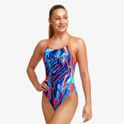 FUNKITA - Girls Diamond Back One Piece Zee Bra