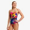FUNKITA - Girls Swimsuit Strapped in One Piece Solar Flares -Girls Swimwear Shop 018994 grande