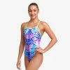 FUNKITA - Girls Tie Me Tight One Piece Water Ripple