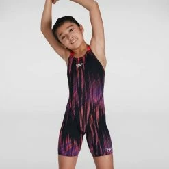 Speedo - Girls Junior Fastskin Endurance+ Openback Kneeskin Black/Purple -Girls Swimwear Shop 13892994 1164972939963479 grande 1