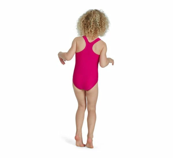 Speedo - Girls Swimsuit Digital Placement 1 Piece Pink 4 Speedo - Girls Swimsuit Digital Placement 1 Piece Pink - Image 2
