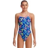 FUNKITA - Girls Single Strap One Piece Balloon Dog Blue