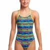 FUNKITA - Girls Diamond Back One Piece No Cheating -Girls Swimwear Shop FKS033G NO CHEATING 01 grande