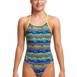 FUNKITA - Girls Diamond Back One Piece No Cheating