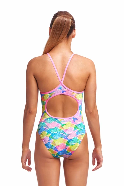 FUNKITA - Girls Diamond Back One Piece Pastel Porpie 4 FUNKITA - Girls Diamond Back One Piece Pastel Porpie - Image 2