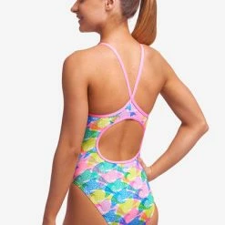 FUNKITA - Girls Diamond Back One Piece Pastel Porpie 7 FUNKITA - Girls Diamond Back One Piece Pastel Porpie -Girls Swimwear Shop FKS033G PASTEL PORPIE 06 grande