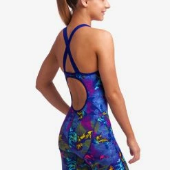 FUNKITA - Girls Legsuit Swimsuit Fast Legs Oyster Saucy -Girls Swimwear Shop FKS062G OYSTER SAUCY 06 grande