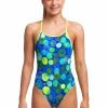 FUNKITA - Girls Diamond Back One Piece Blue Bottle -Girls Swimwear Shop FS11G BLUE BOTTLE 01 grande