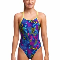 FUNKITA - Girls Diamond Back One Piece Oyster Saucy