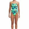 FUNKITA - Girls Diamond Back One Piece Pop Tropo -Girls Swimwear Shop FS11G POP TROPO 01 grande