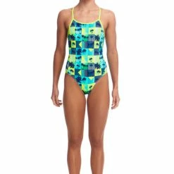 FUNKITA - Girls Diamond Back One Piece Pop Tropo