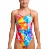FUNKITA - Girls Single Strap One Piece Messy Monet -Girls Swimwear Shop FS16G MESSY MONET 01 grande