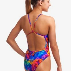 FUNKITA - Girls Single Strap One Piece Ocean Galaxy -Girls Swimwear Shop FS16G OCEAN GALAXY 08 grande