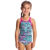 FUNKITA - Toddler Girls Printed One Piece Minty Madness -Girls Swimwear Shop FUNKITA Toddler Girls Minty Madness grande