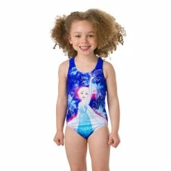 Speedo - Girls Disney Frozen Digital Placement 1 Piece