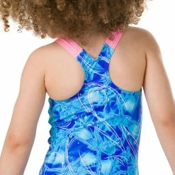 Speedo - Girls Disney Frozen Digital Placement 1 Piece -Girls Swimwear Shop Frozen 3 grande