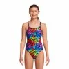 FUNKITA - Girls Swimsuit Diamond Back One Piece Cabbage Patch -Girls Swimwear Shop Funkita Cabbage Patch Girls Diamond Back Swimsuit grande