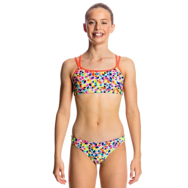 FUNKITA - Girls Criss Cross Two Piece Hex On Legs 3 FUNKITA - Girls Criss Cross Two Piece Hex On Legs
