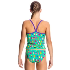 FUNKITA - Girls Tankini & Brief Popsicle Parade -Girls Swimwear Shop Funkita popsicle Parade rear grande