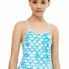 Maru - Girls Shimmer Ecotech Sparkle Flyback Aqua
