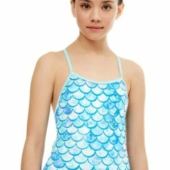 Maru - Girls Shimmer Ecotech Sparkle Flyback Aqua