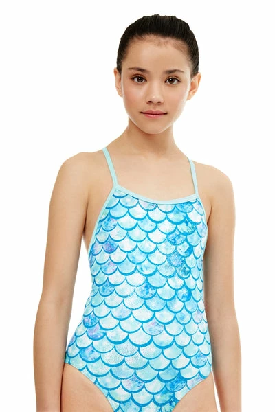 Maru - Girls Shimmer Ecotech Sparkle Flyback Aqua 3 Maru - Girls Shimmer Ecotech Sparkle Flyback Aqua