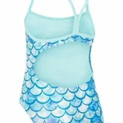 Maru - Girls Shimmer Ecotech Sparkle Flyback Aqua 11 Maru - Girls Shimmer Ecotech Sparkle Flyback Aqua -Girls Swimwear Shop GK0034 SHIMMER ECOTECH SPARKLE FLY BACK BK grande