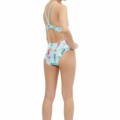 Maru - Girls Bubbles Ecotech Sparkle Flyback Aqua -Girls Swimwear Shop GK0035 BUBBLES ECOTECH SPARKLE FLY BACK 2 grande