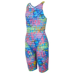 Maru - Street Art Pacer Legsuit Blue/Multi