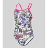 Maru - Girls Neon Safari Pacer Fly Back White/Multi -Girls Swimwear Shop MAru Neon grande