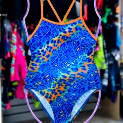 Maru - Girls Simba Pacer Fly Back Blue Orange -Girls Swimwear Shop Maru Simba 1 grande