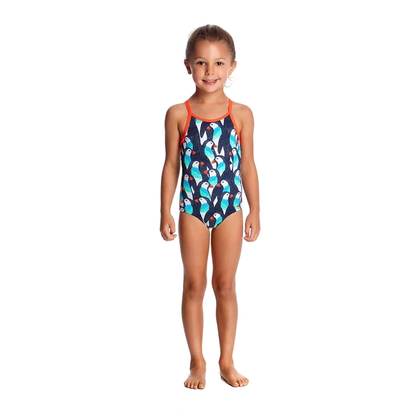 FUNKITA - Toddler Girls Printed One Piece Pengoo Parade 3 FUNKITA - Toddler Girls Printed One Piece Pengoo Parade