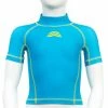 Aquarapid - Children's Rashvest/Anti-UV T-Shirt Blue -Girls Swimwear Shop aquarapid toddlers anti uv t shirt blue 1 grande