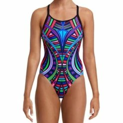 FUNKITA - Girls Diamond Back One Piece Primal Night