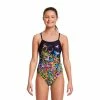 FUNKITA - Girls Single Strap One Piece Macaw Magic -Girls Swimwear Shop fs16g00539 1 grande