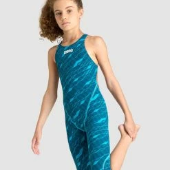 Arena - Girls Racesuit Powerskin ST NEXT Clean Sea Blue