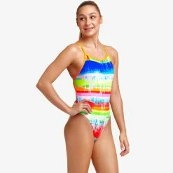 FUNKITA - Girls Single Strap One Piece Swimsuit Dye Hard -Girls Swimwear Shop funkita dye hard girls single strap one piece 5 grande