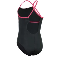 Michael Phelps - Girls Zoe Black & Bright Pink -Girls Swimwear Shop pink3 grande