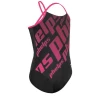 Michael Phelps - Girls Zoe Black & Bright Pink -Girls Swimwear Shop pink grande