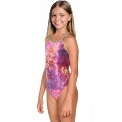 The Finals/Funnies - Girls Swimsuit Templed Foil Wingback